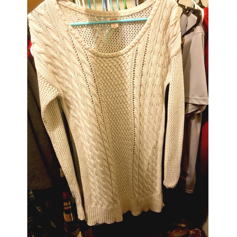 Mission cable knit sweater